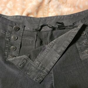 Larry Levine Charcoal Womens Dress Pants